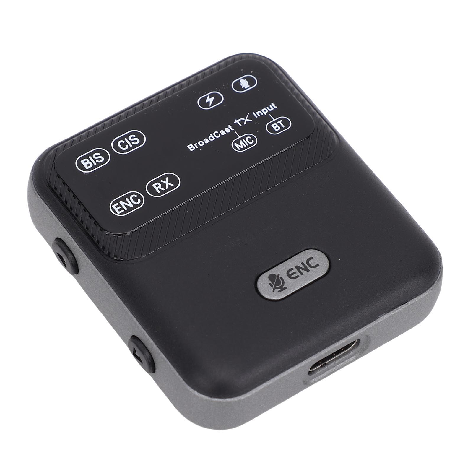 Bluetooth Adapter Receiver - Bluetooth 6.0 レシーバー・トランスミッター SBC/AAC/LC3/ENC対応 ブロードキャストサウンドアダプター 3.5mm出力入力