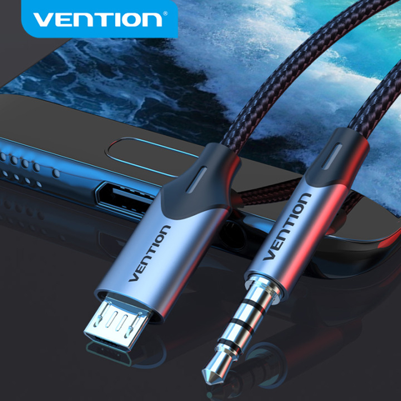 Cable Extension 3.5 - Vention マイクロ USB - 3.5mm オーディオケーブル