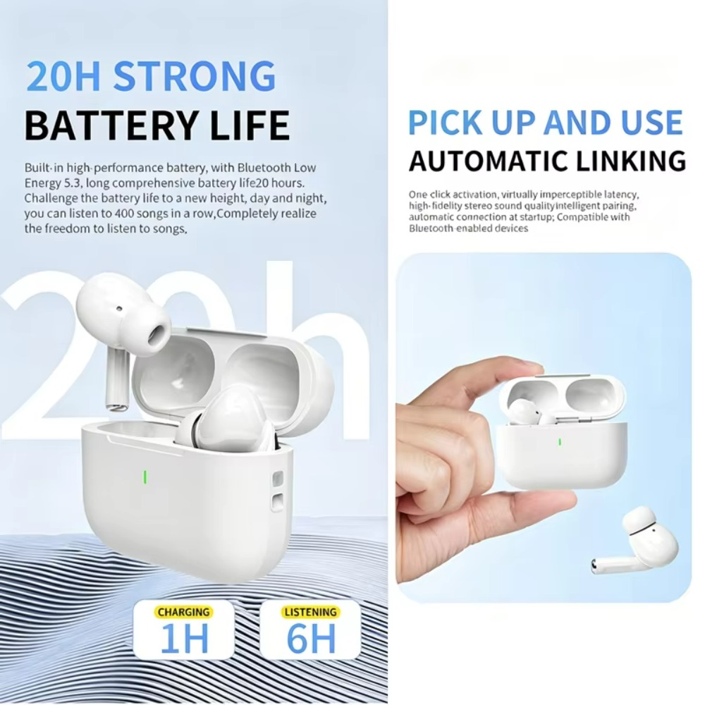 2028年型 新しいA7 Pro Bluetoothヘッドセ - Earbuds Charging Case のレビューと価格