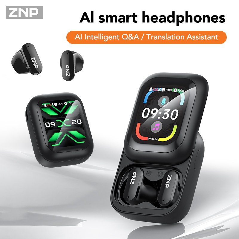 ZNP N04 TWS ワイヤレスイヤホン。タッチスクリーン - Wireless Earbuds Tws のレビューと価格