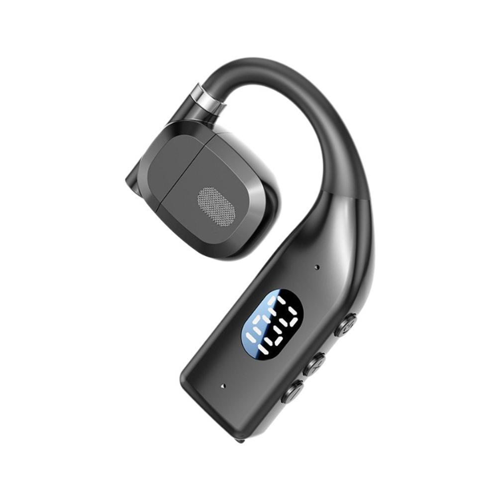 イヤーフックワイヤレス Bluetooth ヘッドフォン骨伝 - Noise Cancelling Headphone のレビューと価格