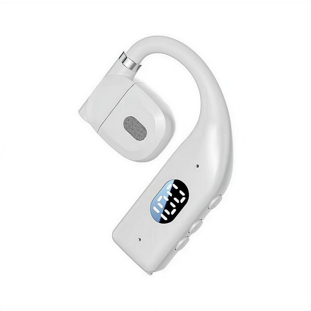 イヤーフックワイヤレス Bluetooth ヘッドフォン骨伝 - Noise Cancelling Headphone のレビューと価格